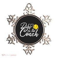 Dibs On The Coach Funny Coach's Wife Softball Gift Ornament thumb 0