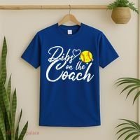 Dibs On The Coach Funny Coach's Wife Softball Gift T-Shirt thumb 2