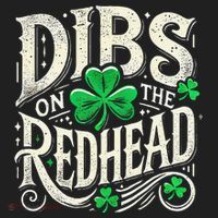 Dibs On The Redhead Funny St Patricks Day Drinking Tumbler thumb 3