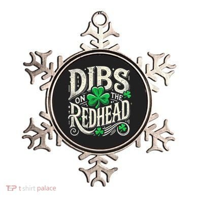 Dibs On The Redhead Funny St Patricks Day Drinking Ornament