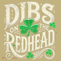 Dibs On The Redhead Funny St Patricks Day Drinking Hoodie thumb 7
