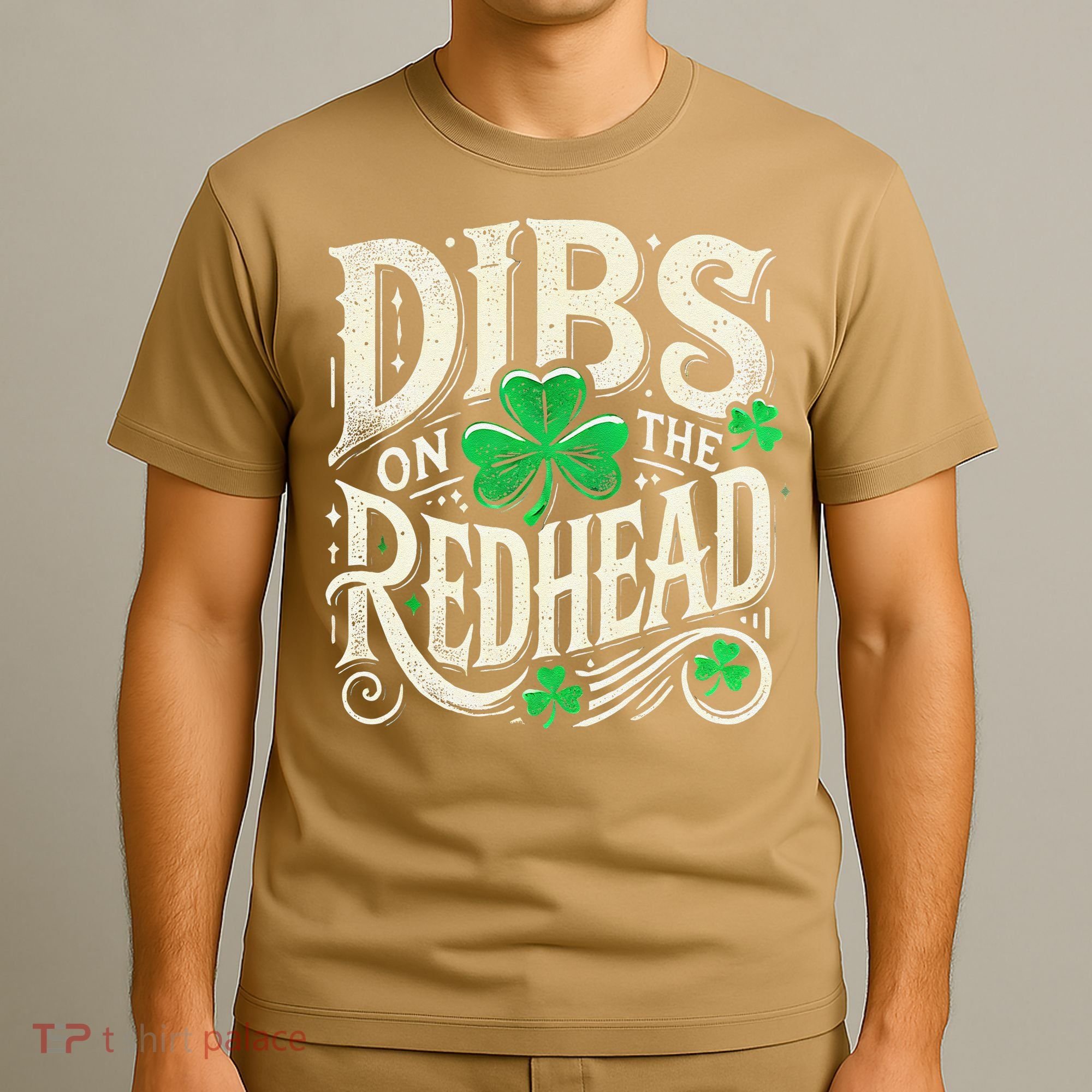 Dibs On The Redhead Funny St Patricks Day Drinking T-Shirt