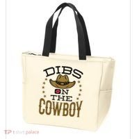 Dibs On The Cowboy Rodeo Girlfriend Wife Women Tote Bag thumb 3