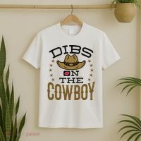 Dibs On The Cowboy Rodeo Girlfriend Wife Women T-Shirt thumb 2