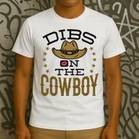 Dibs On The Cowboy Rodeo Girlfriend Wife Women T-Shirt thumb 3