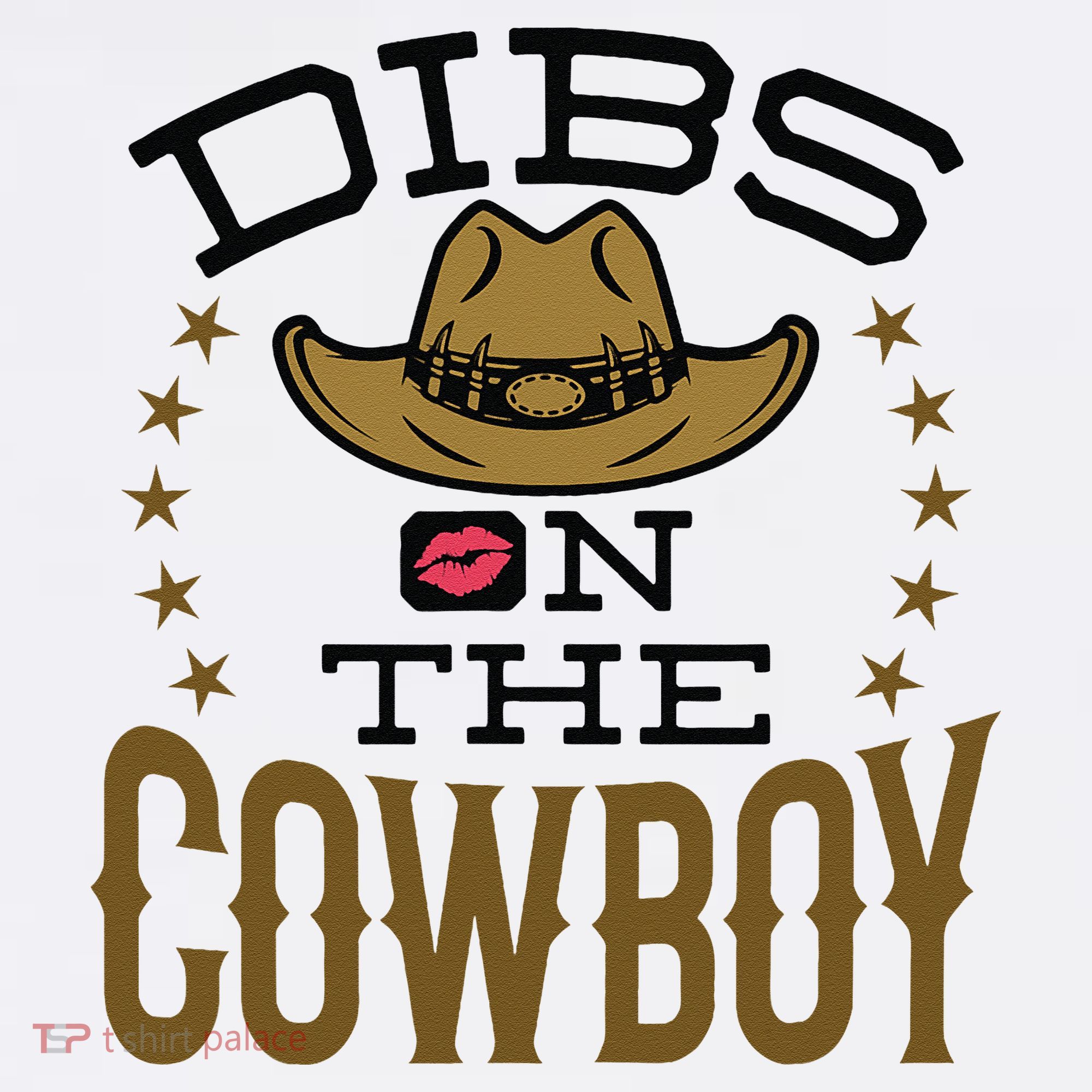 Dibs On The Cowboy Rodeo Girlfriend Wife Women T-Shirt