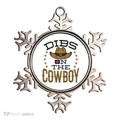 Dibs On The Cowboy Rodeo Girlfriend Wife Women Ornament