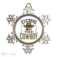 Dibs On The Cowboy Rodeo Girlfriend Wife Women Ornament thumb 0