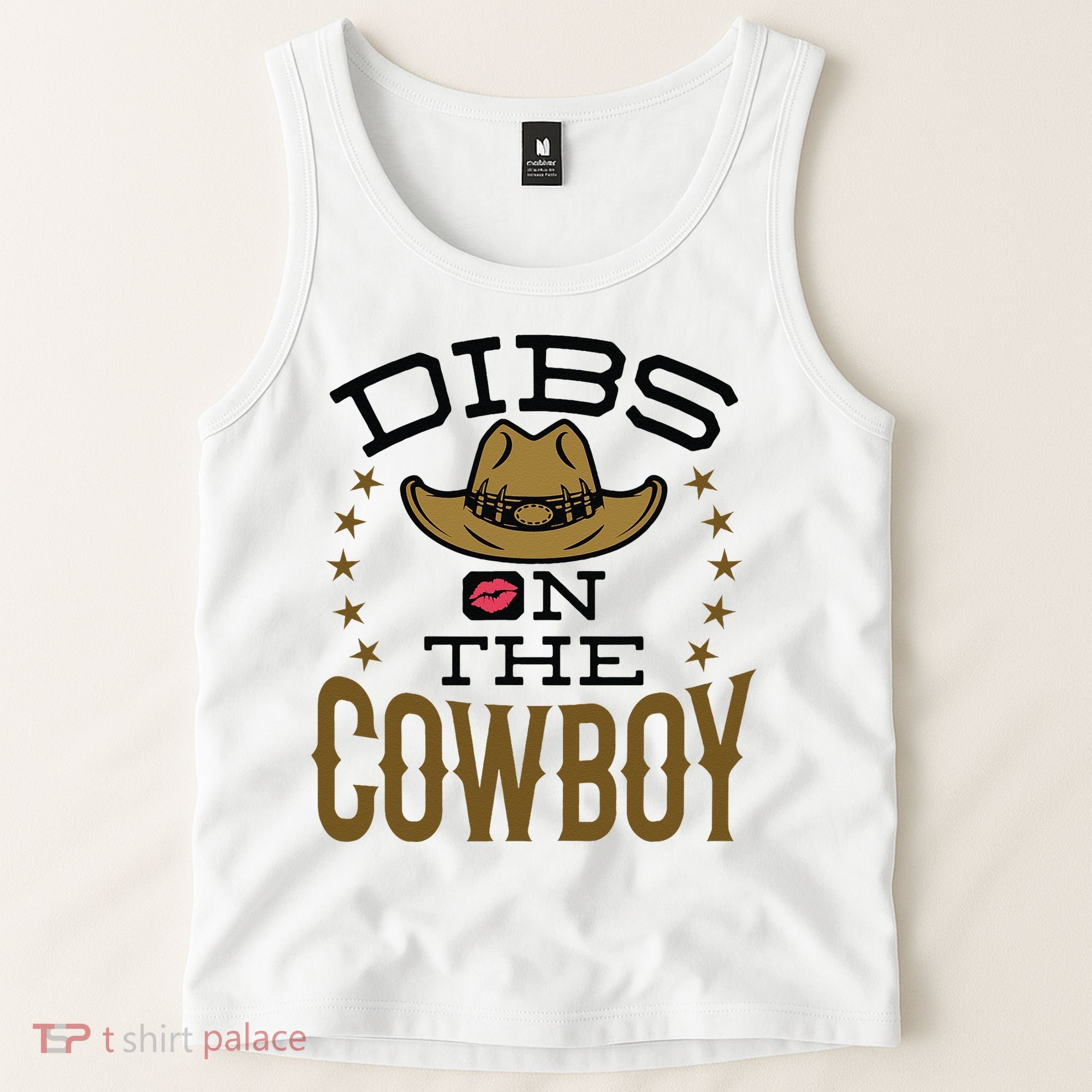 Dibs On The Cowboy Rodeo Girlfriend Wife Women Tank Top