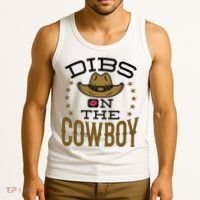 Dibs On The Cowboy Rodeo Girlfriend Wife Women Tank Top thumb 3