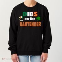 Dibs On The Bartender Cool Gift Funny St Patricks Day Ing Gift Women's Sweatshirt thumb 0