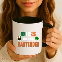 Dibs On The Bartender Cool Gift Funny St Patricks Day Ing Gift Coffee Mug thumb 3