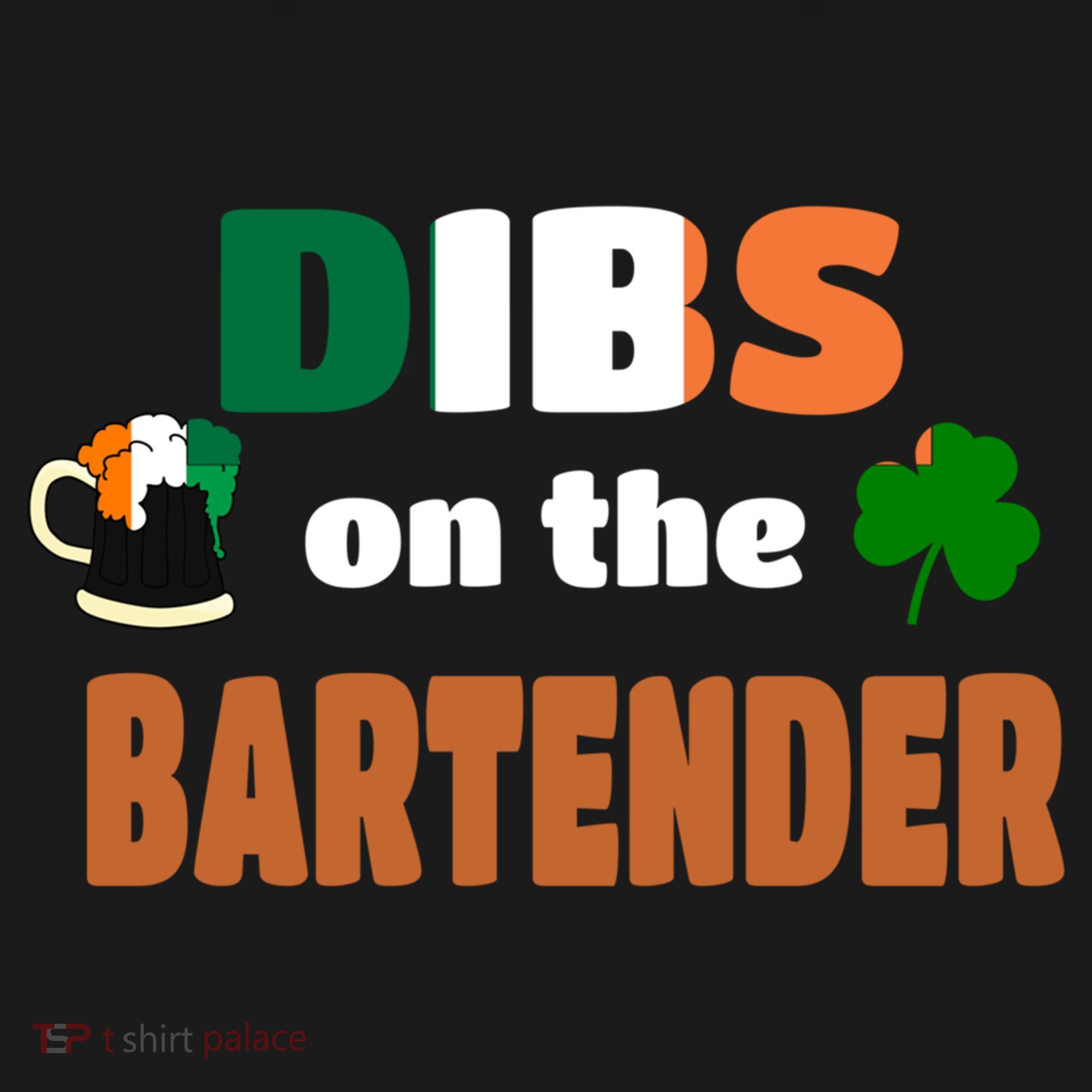 Dibs On The Bartender Cool Gift Funny St Patricks Day Ing Gift Pajama Set