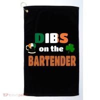 Dibs On The Bartender Cool Gift Funny St Patricks Day Ing Gift Golf Towel thumb 0