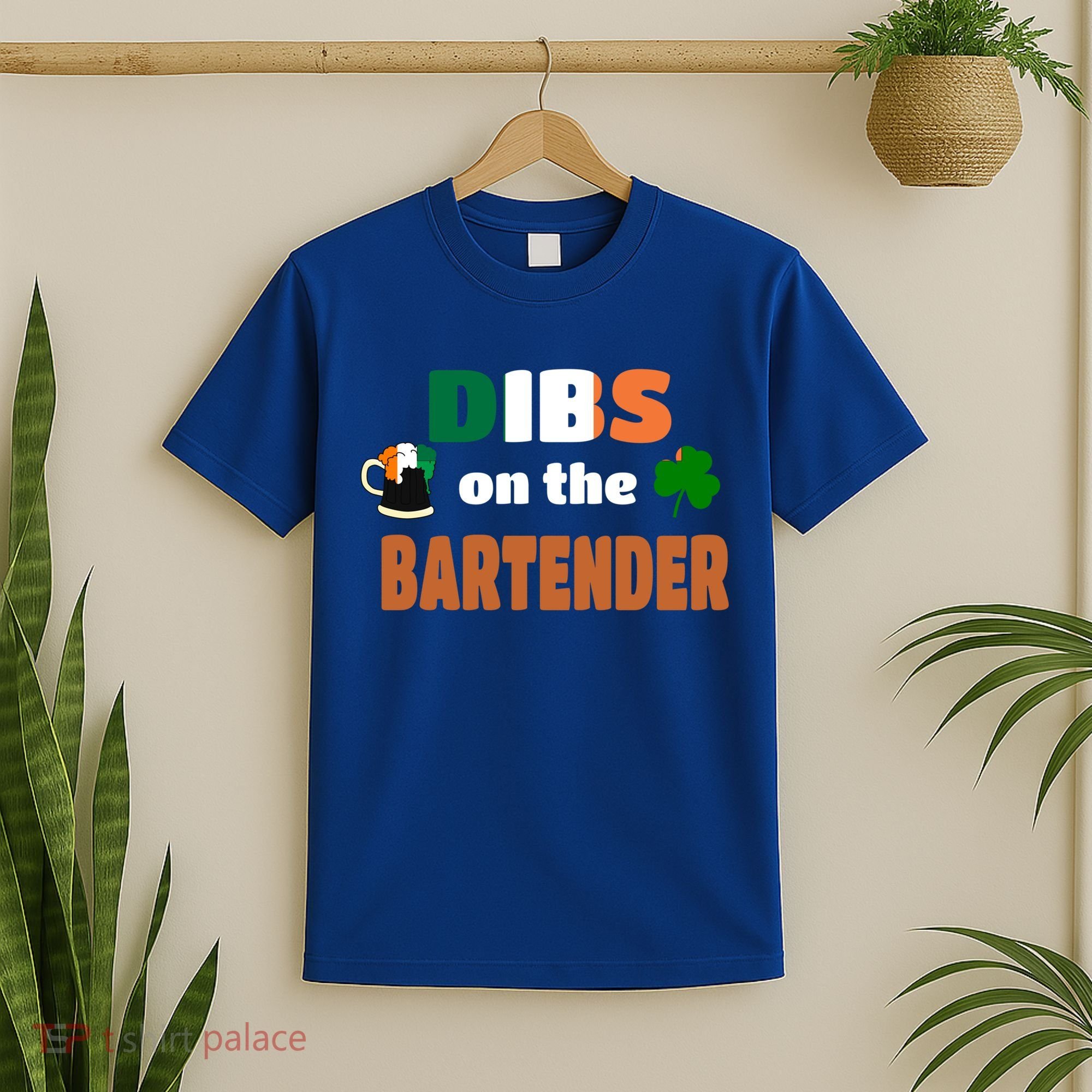 Dibs On The Bartender Cool Gift Funny St Patricks Day Ing Gift T-Shirt