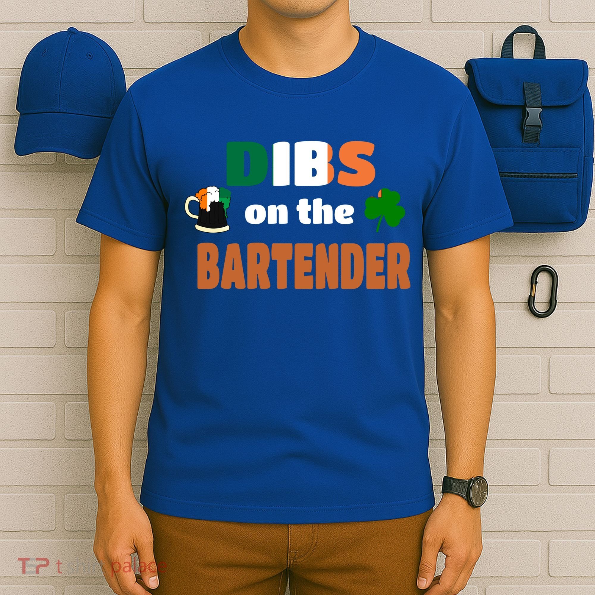 Dibs On The Bartender Cool Gift Funny St Patricks Day Ing Gift T-Shirt