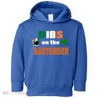 Dibs On The Bartender Cool Gift Funny St Patricks Day Ing Gift Toddler Hoodie thumb 0