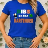Dibs On The Bartender Cool Gift Funny St Patricks Day Ing Gift Women's T-Shirt thumb 2
