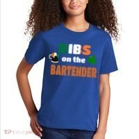 Dibs On The Bartender Cool Gift Funny St Patricks Day Ing Gift Kids T-Shirt thumb 2