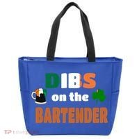 Dibs On The Bartender Cool Gift Funny St Patricks Day Ing Gift Tote Bag thumb 0