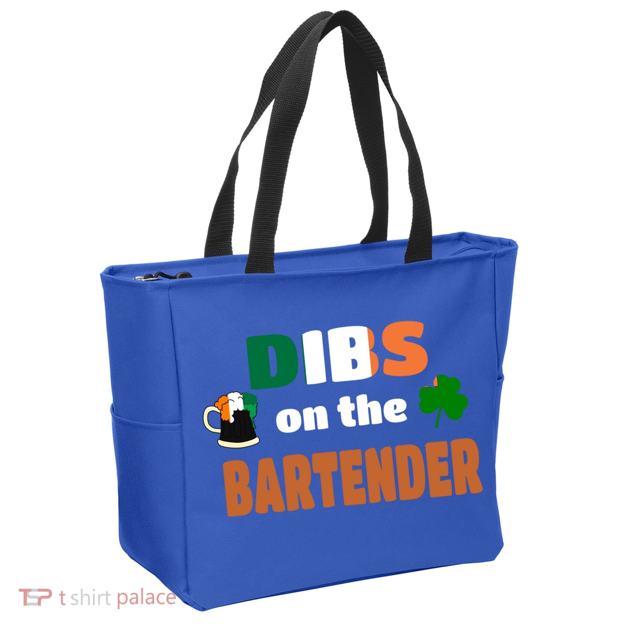 Dibs On The Bartender Cool Gift Funny St Patricks Day Ing Gift Tote Bag