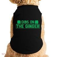 Dibs On The Ginger St Patrick's Day Irish Gingers Redhead Doggie Tank thumb 0