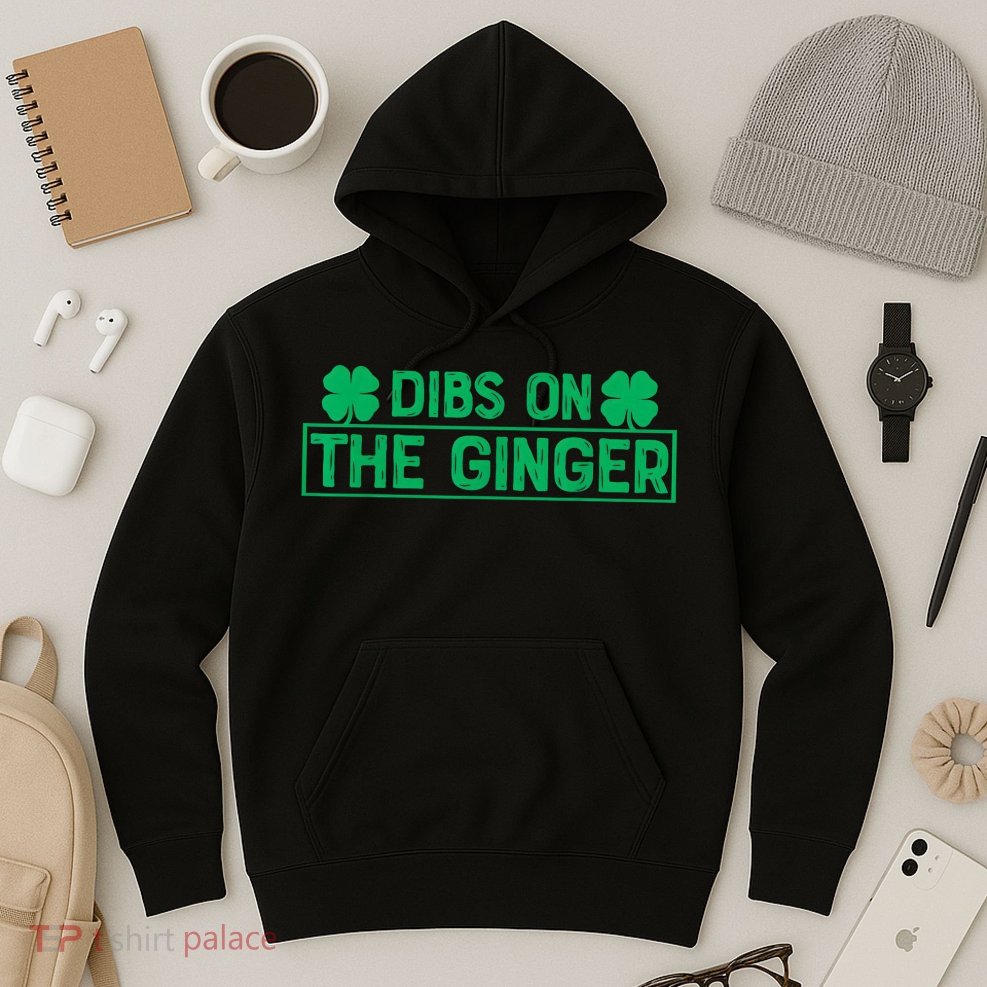 Dibs On The Ginger St Patrick's Day Irish Gingers Redhead Hoodie