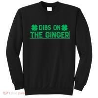 Dibs On The Ginger St Patrick's Day Irish Gingers Redhead Sweatshirt thumb 0