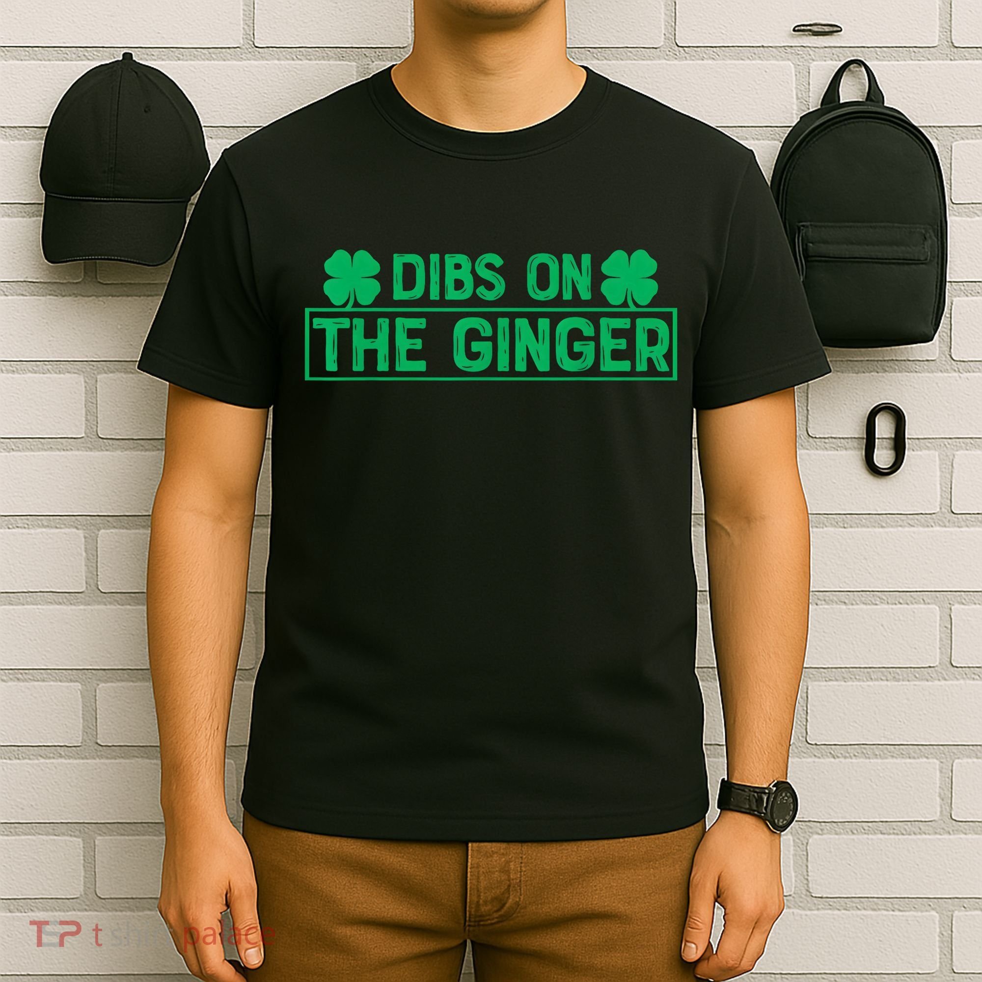 Dibs On The Ginger St Patrick's Day Irish Gingers Redhead T-Shirt