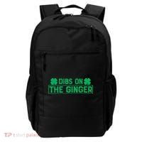 Dibs On The Ginger St Patrick's Day Irish Gingers Redhead Backpack thumb 0