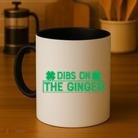 Dibs On The Ginger St Patrick's Day Irish Gingers Redhead Coffee Mug thumb 4