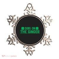 Dibs On The Ginger St Patrick's Day Irish Gingers Redhead Ornament thumb 0
