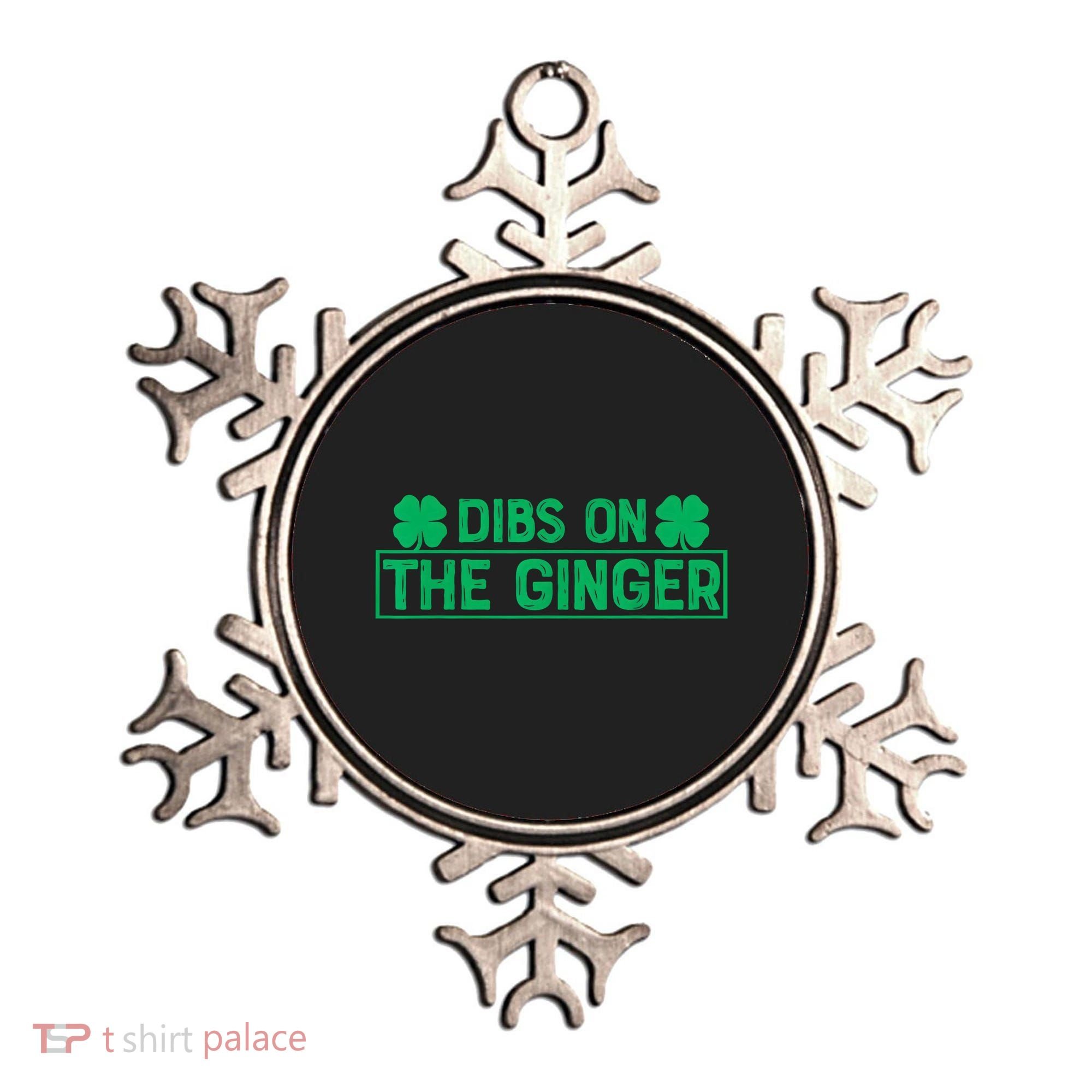 Dibs On The Ginger St Patrick's Day Irish Gingers Redhead Ornament