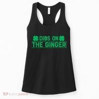 Dibs On The Ginger St Patrick's Day Irish Gingers Redhead Women's Tank Top thumb 0