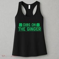 Dibs On The Ginger St Patrick's Day Irish Gingers Redhead Women's Tank Top thumb 3