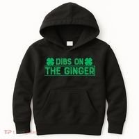 Dibs On The Ginger St Patrick's Day Irish Gingers Redhead Kids Hoodie thumb 0