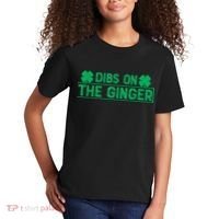 Dibs On The Ginger St Patrick's Day Irish Gingers Redhead Kids T-Shirt thumb 2