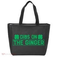 Dibs On The Ginger St Patrick's Day Irish Gingers Redhead Tote Bag thumb 0