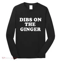 Dibs On The Ginger St Patricks Day Gingers Irish Redhead Long Sleeve Shirt thumb 0