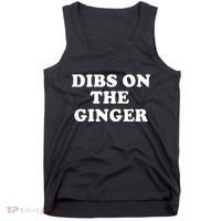 Dibs On The Ginger St Patricks Day Gingers Irish Redhead Tank Top thumb 0
