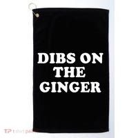 Dibs On The Ginger St Patricks Day Gingers Irish Redhead Golf Towel thumb 0