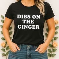 Dibs On The Ginger St Patricks Day Gingers Irish Redhead Women's T-Shirt thumb 2