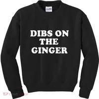 Dibs On The Ginger St Patricks Day Gingers Irish Redhead Kids Sweatshirt thumb 0