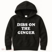 Dibs On The Ginger St Patricks Day Gingers Irish Redhead Kids Hoodie thumb 0