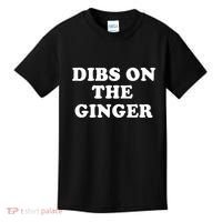Dibs On The Ginger St Patricks Day Gingers Irish Redhead Kids T-Shirt thumb 0
