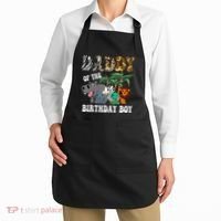 Daddy Of The Birthday Boy Zoo Bday Safari Celebration Apron thumb 2