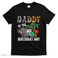 Daddy Of The Birthday Boy Zoo Bday Safari Celebration T-Shirt thumb 0