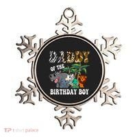 Daddy Of The Birthday Boy Zoo Bday Safari Celebration Ornament thumb 0