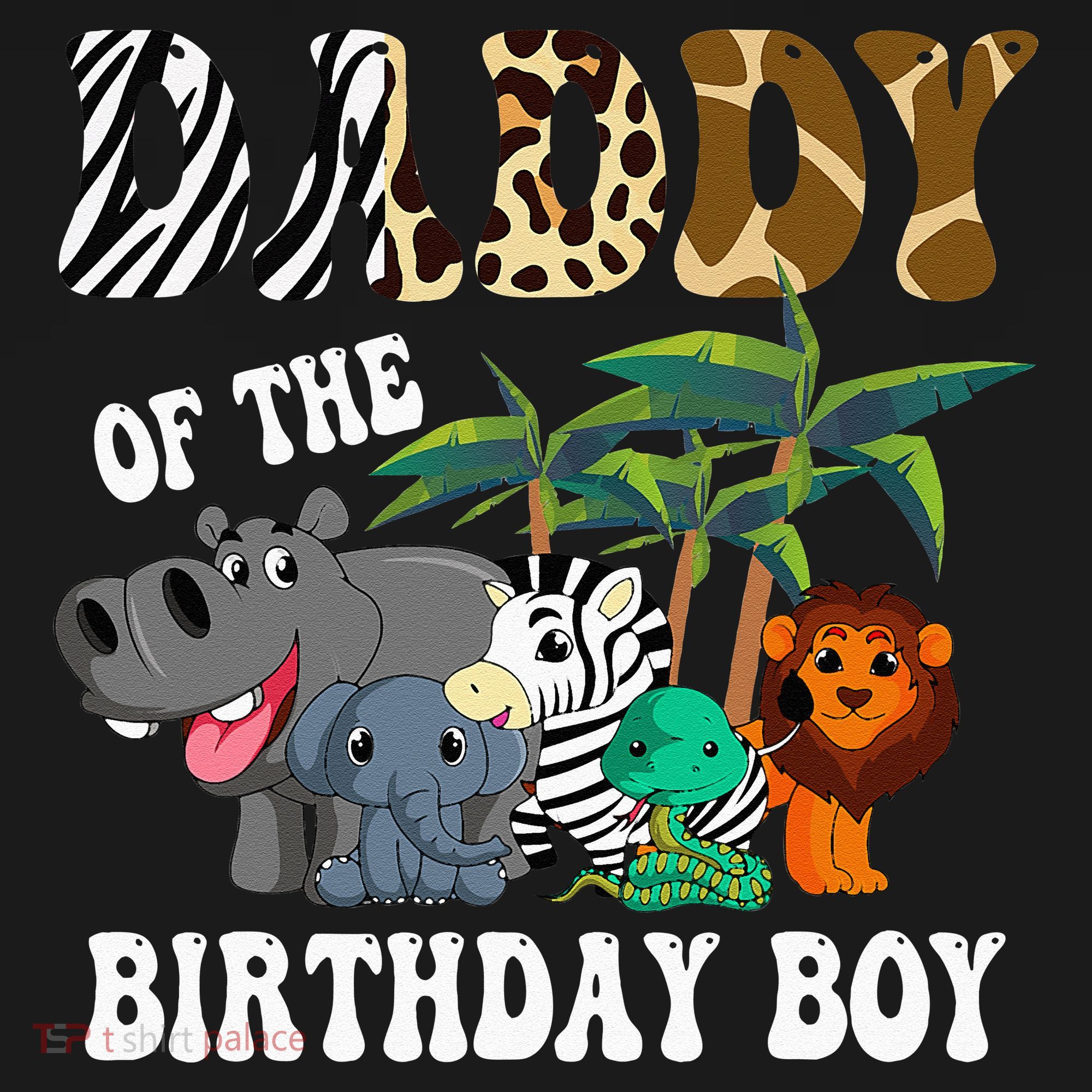 Daddy Of The Birthday Boy Zoo Bday Safari Celebration Baby Bodysuit