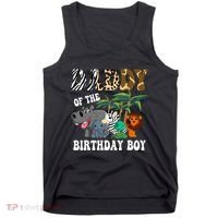 Daddy Of The Birthday Boy Zoo Bday Safari Celebration Tank Top thumb 0